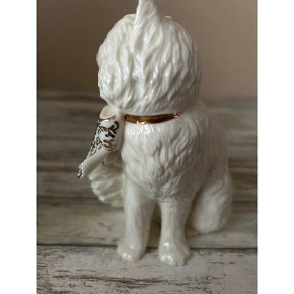 Lenox Sitting Pretty Cat Figurine Classic Cat Collection Ivory Bone China 6" H - Picture 12 of 12